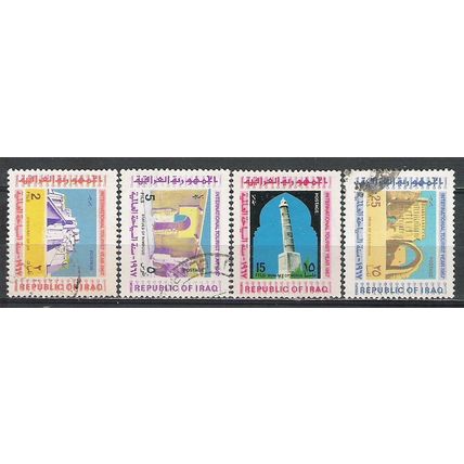 Iraq N° 496 497 499 500 YVERT OBLITERE ( USED )