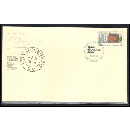 Cover Canada CAPEX '87 (Cachet-U/A) Box0020