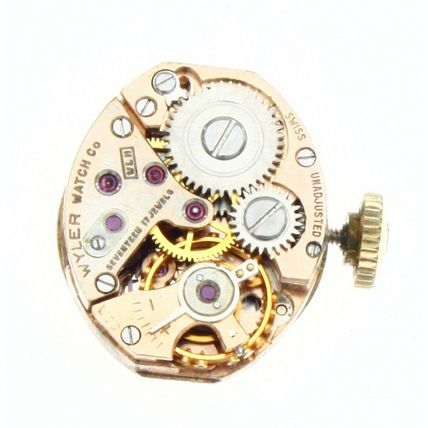 Wyler Old Antique Vintage Watch Movement For Parts, Replacement Repair Verities