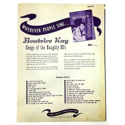 The Gypsy Words And Music By Billy Reid Vintage Sheet Music 1945 (K10B)