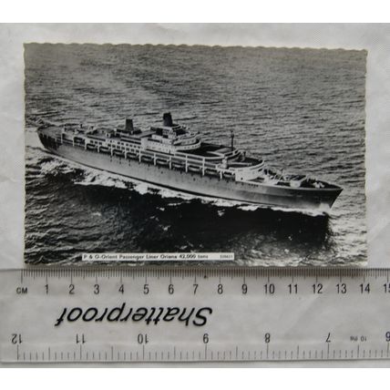 vintage Postcard P & O Orient Passenger Liner, Oriana