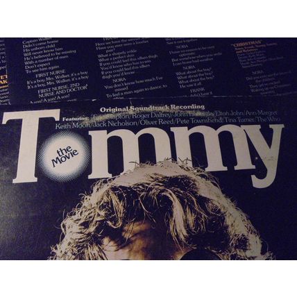 1975 THE WHO's TOMMY Double Album! Elton! Tina! Clapton! $10.00 obo!