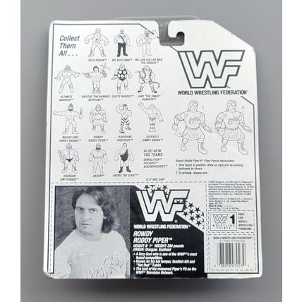 wwf ljn hasbro wrestling superstars series 2 rowdy roddy piper wrestling figure