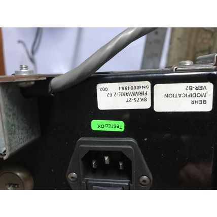 BEHR VER-B2 MODIFICATION SK75-2T FIRMWARE 2-02 VER B7,EM