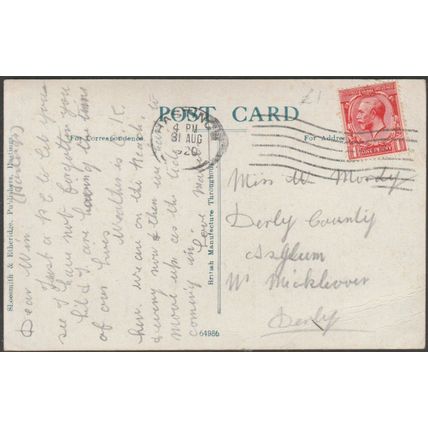 Rough Sea, Hastings, Sussex, 1920 - Shoesmith & Etheridge Postcard
