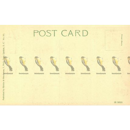 Embankment Gardens, Hotels Cecil & Savoy, London, Fielder, 10 50521, Postcard