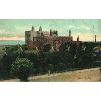 Deal Castle, Kent, Brown and Rawcliffe Saxony Postcard, 1900s