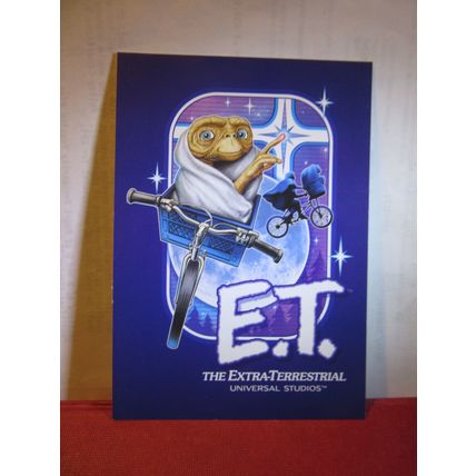 E.T., EXTRA-TERRESTRIAL, UNIVERSAL STUDIOS, FLORIDA. USA unused postcard =
