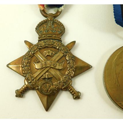 WW1 WWII World War I & II Mons Star Medal Group Of Five E. Jeeps RGA 22530