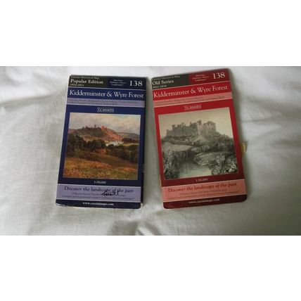 Cassini Historical Map 'Old'&'popular' "Kidderminster & .." Matches OS sheet 138