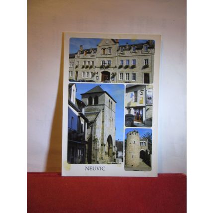 multiview, NEUVIC, DORDOGNE, FRANCE used postcard 2014 pm =