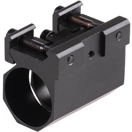 CMJ Supply Picatinny Flashlight Mount Adapter Fits 1" Tube & Only 1.75" Length