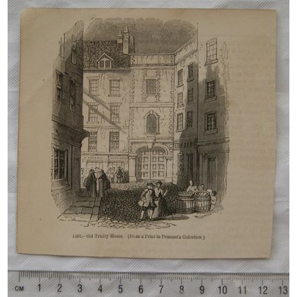 1860s engraving - Old Trinity House
