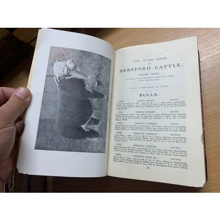 RARE* 1949 "THE HERD BOOK OF HEREFORD CATTLE" BULLS & COWS VOL 79 BOOK (P7)
