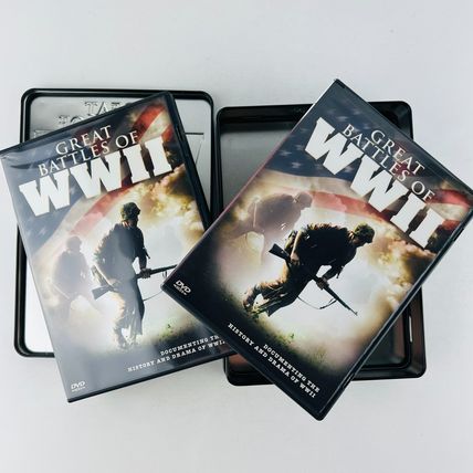 Great Battles of World War II WWII Tin Box 2 DVD Set