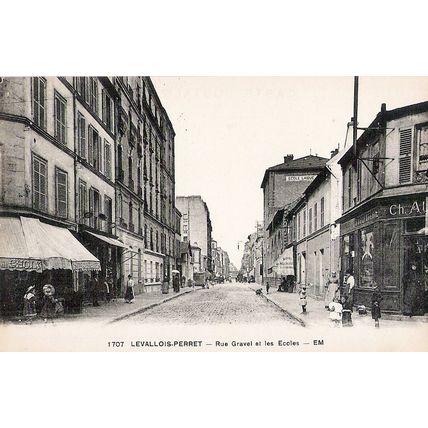92 - Levallois Perret - rue Gravel et les Ecoles