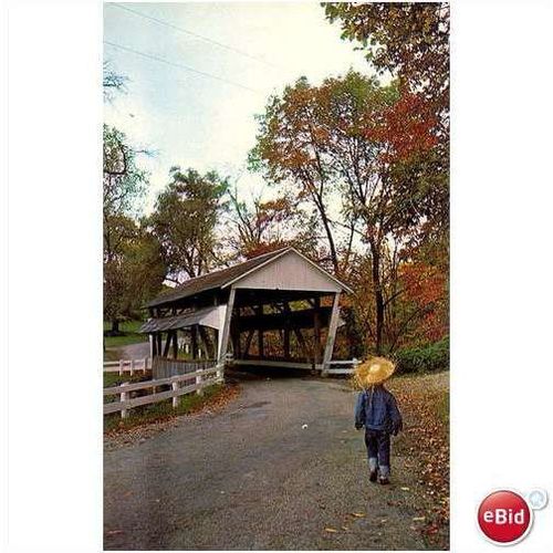 1970's Rock Mill Covered Bridge, near Lancaster, Ohio