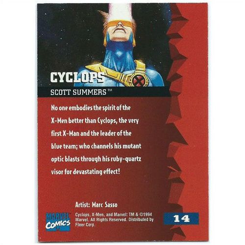 1995 Fleer Ultra X-Men - #14 - Cyclops