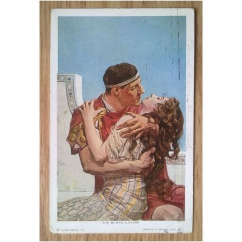 Postcard: The Roman Lovers: c1902-18