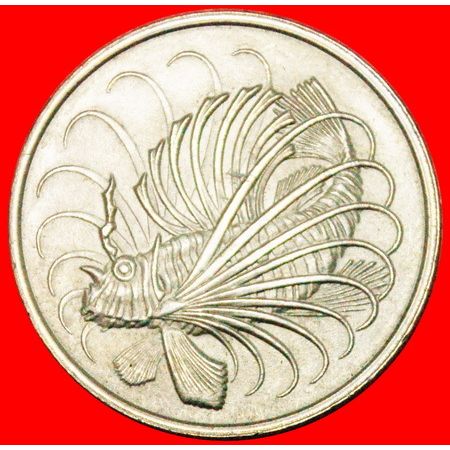 LIONFISH: SINGAPORE ★ 50 CENTS 1980! UNC! LOW START ★ NO RESERVE!