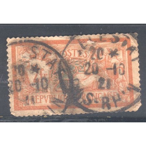 France 1920 - SG387 - 2fr "Olivier Merson" - used 2