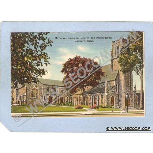 CT Danbury St James Episcopal Church & Parish House Street Scene ct_box1~514