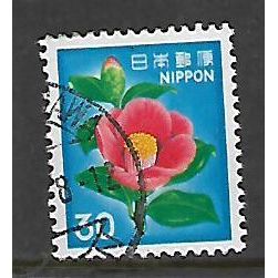 JAPAN 1980 30y CAMELLIA SG1585 FINE USED