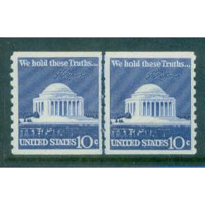 1520 10c Jefferson Memorial Fine MNH CLP B0721