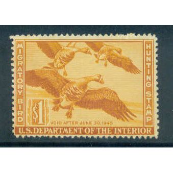 RW11 $1 White-Fronted Geese Just Clears MNG NA1720