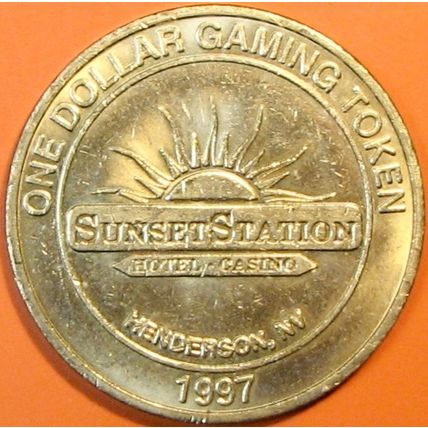 Sunset Station. $1 Casino Token. Henderson, NV. R28.