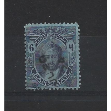 Zanzibar.SG281 6c Purple/Blue.Fine Used.Jul24d