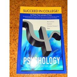 Pauk Chapters for Bernstein/Penner/Clarke-Stewart/Roy 's Psychology, 6th