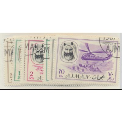Ajman Stamps, SG #135 To 148, CTO, 14 Different, Transportation