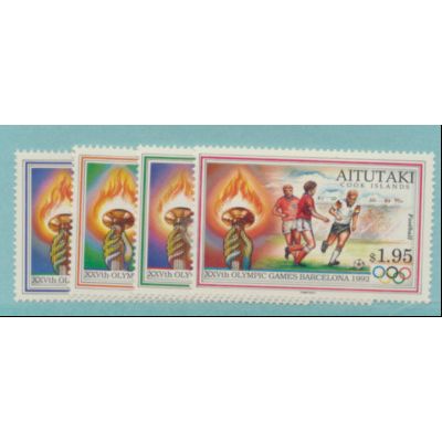 Aitutaki Stamps Scott #460 To 463, Mint Never Hinged