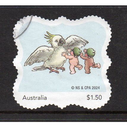 AUSTRALIA: BIB & BUB, 2024 GUMNUT BABIES, USED SELF-ADHESIVE MYSTAMP. 21/22
