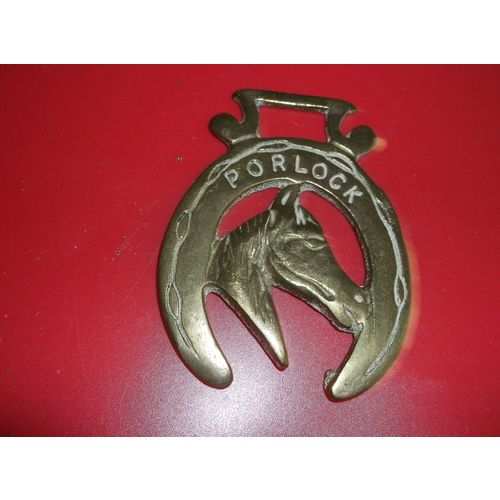 HORSE BRASS / PORLOCK HORSE SHOE SHAPE (03/01)
