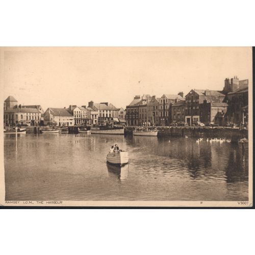 Vintage IOM PC 1953 - The Harbour, Ramsay - IOM