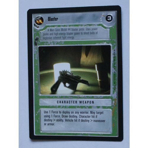 Star Wars CCG: Premier Limited # Blaster (A) light 1995 decipher