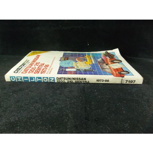 1973-1986 Datsun Nissan 1200 210 Sentra Chilton Repair Manual 7197