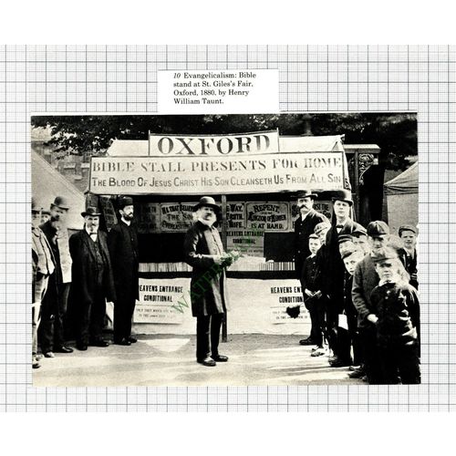 C5033) St Giles Fair Oxford Bible Stand - Cutting
