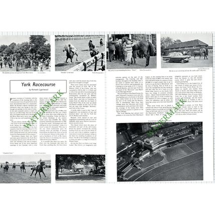 9673) York Racecourse - 1967 Article