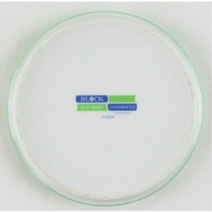 NOS Block Chromatics Blue Green 5-7/8" Bread & Butter Plate, Green/Green, 21620