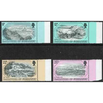 Guernsey 1982 Old Prints set 4v SG249-252 UM