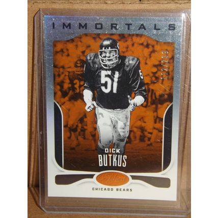 2017 Panini Certified DICK BUTKUS (Bears) Immortals Mirror orange #126 112/299