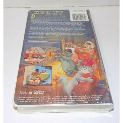 Walt Disney's The Aristocats Movie VHS Tape Clamshell New