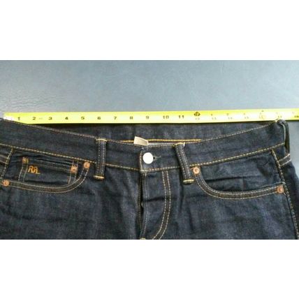 Ralph Lauren Dbl RL USA Made Japan woven Selvedge Jeans Men's 29W x 34L