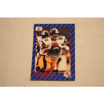 Pete Giftopoulus 1991 AW Sport All-World CFL NO. 52