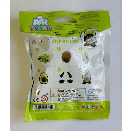 Air Dough 3 Pack lot all Different Penguin / Bull Dog / Avocado New Sealed Cond