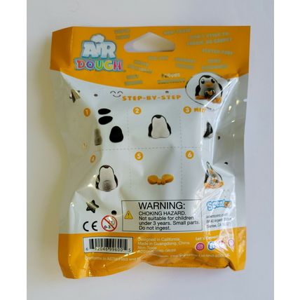 Air Dough 3 Pack lot all Different Penguin / Bull Dog / Avocado New Sealed Cond