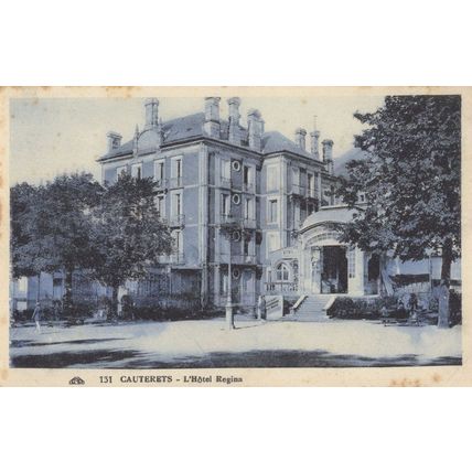 Cauterets Hotel Regina French Old Postcard